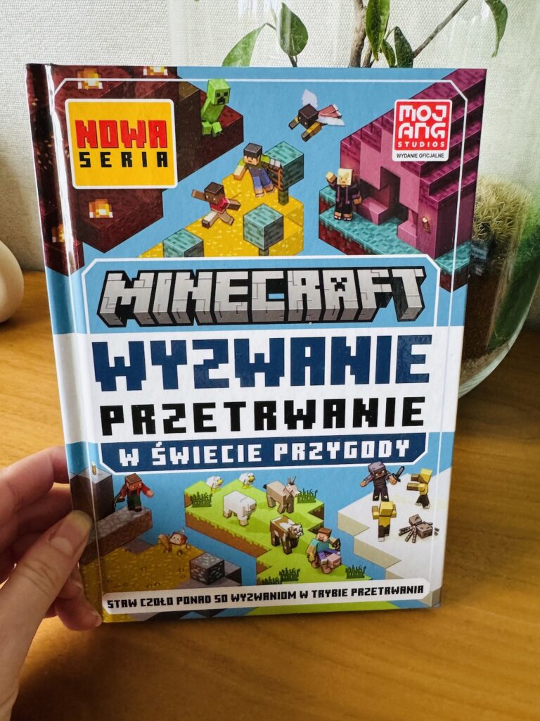 Wiosenne nowości dla dzieci z wydawnictwa Harper Collins minecraft wyzwanie przetrwanie